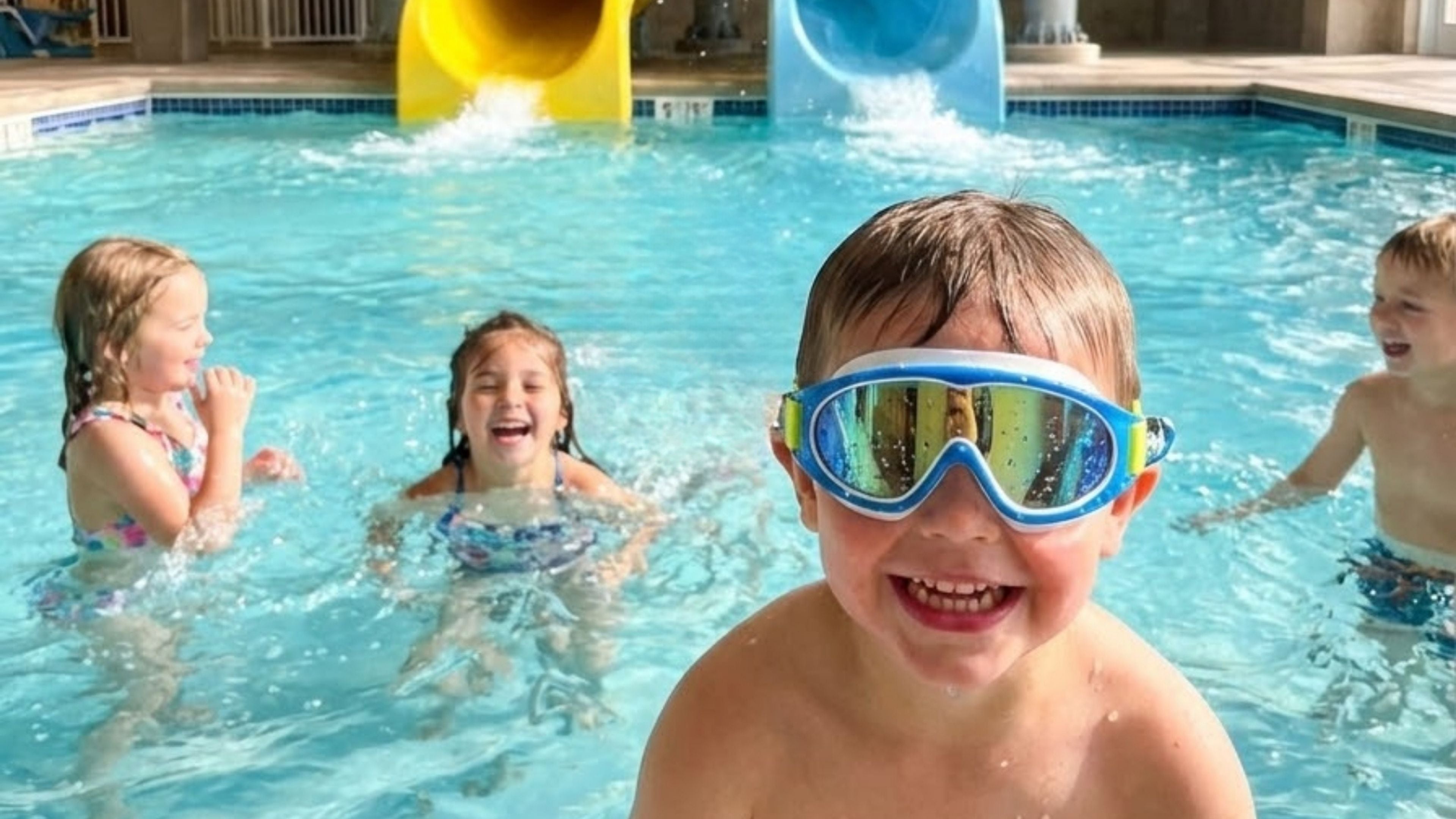The Parent-Approved Kids Swim Goggles for Ages 5+: Easy “Tilt & Press” Fit + No Leaks