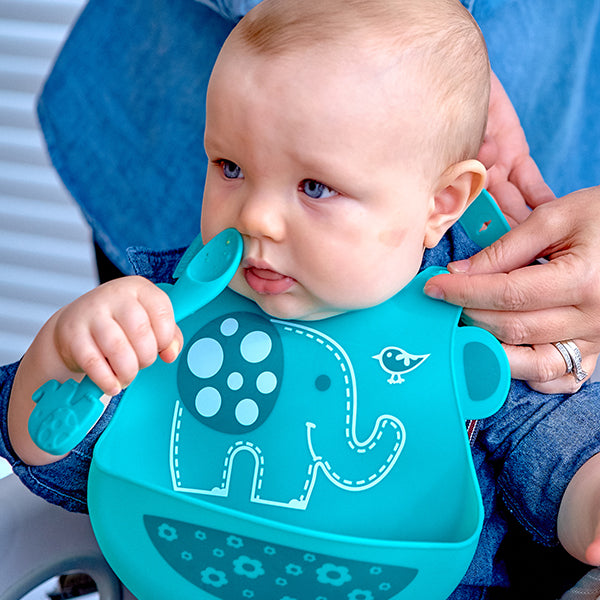 food grade safe silicone spoon for baby led weaning