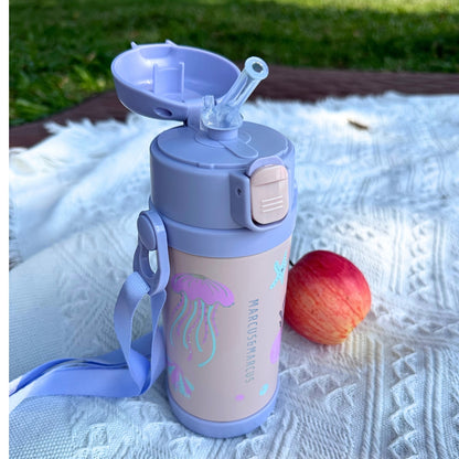 Straw & Spout Insulated Water Bottle (350ml)