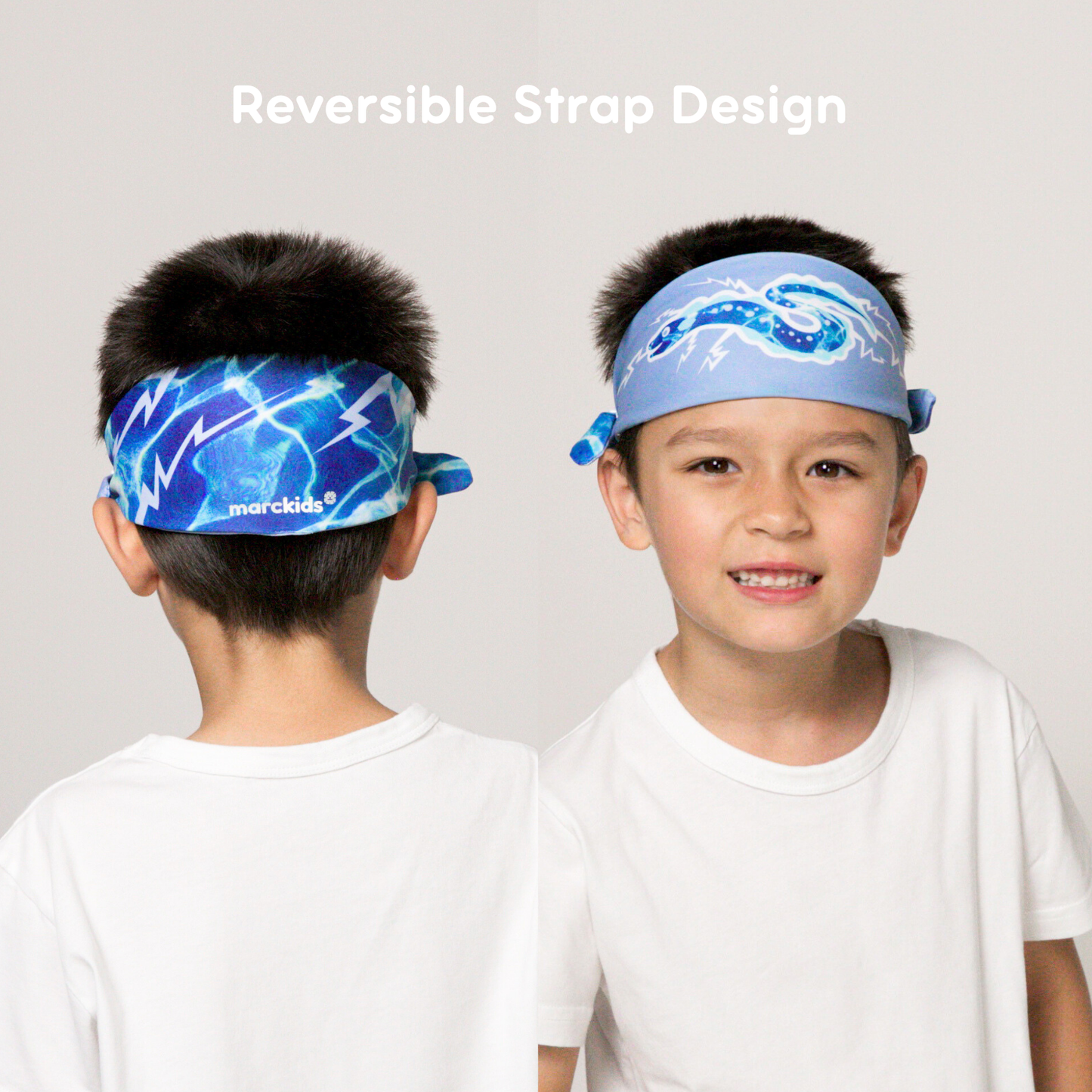 Headband Swimming Goggles - Electric Blue