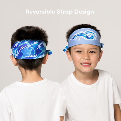 Headband Swimming Goggles - Electric Blue