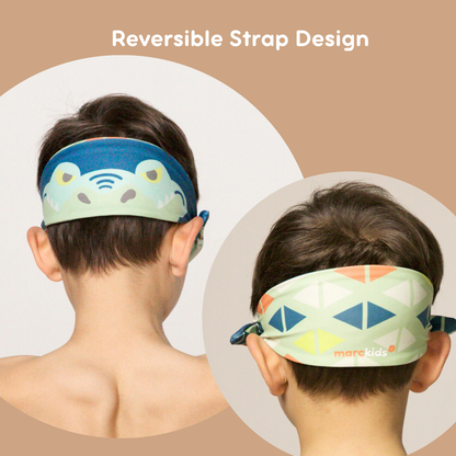 Headband Swimming Goggles - Jungle Reptiles