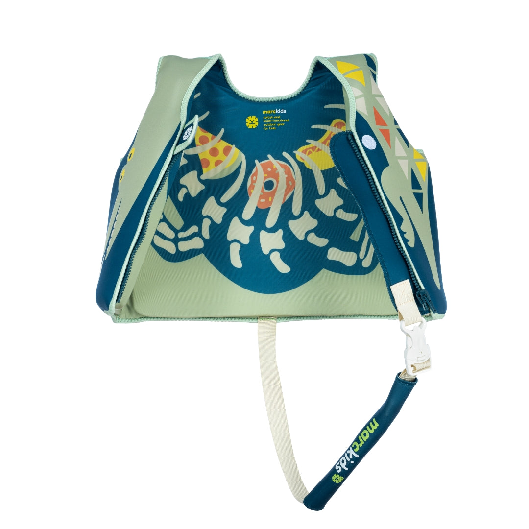 Marckids Kids Swim Vest with Safety Strap – Neoprene Float Vest for Children 11–40 kg (M / L / XL)