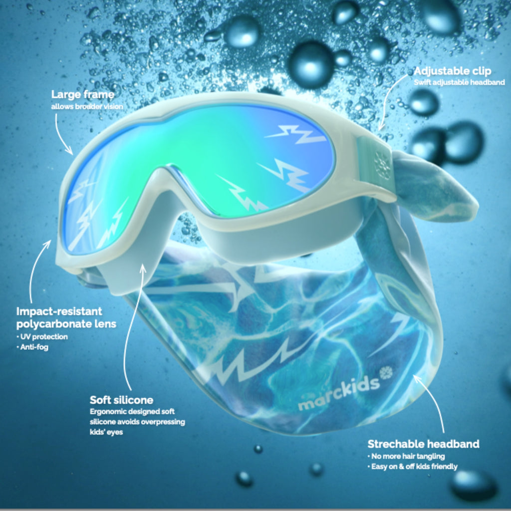 Headband Swimming Goggles - Angry Octopus
