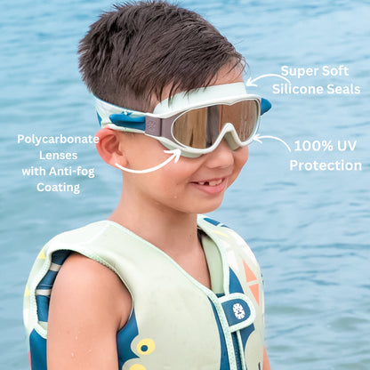 Headband Swimming Goggles - Angry Octopus