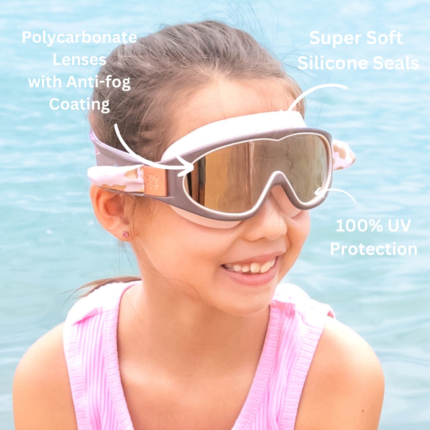 Headband Swimming Goggles - Bloom