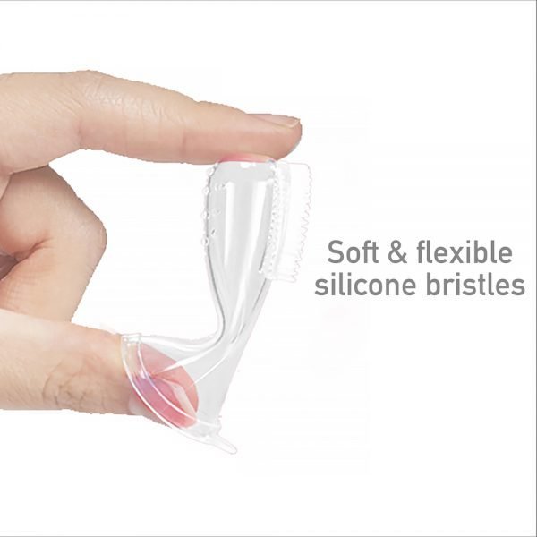 marcusnmarcus finger toothbrush made with soft and flexible silicone