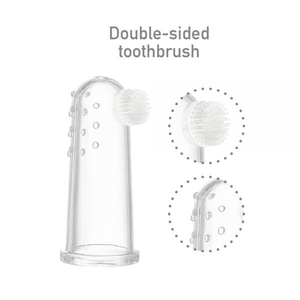 marcusnmarcus infant finger toothbrush helps with infant oral health