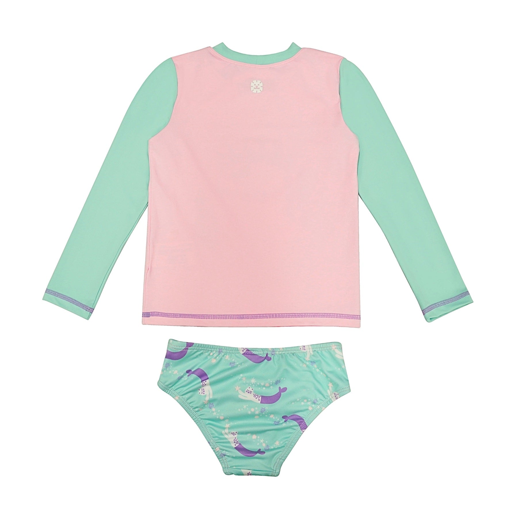 Toddler Long Sleeve Rash Guard Set – UPF 50+ Swim Top & Bottoms (18M - 4T)