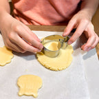 Kids Cookie Cutters with Spatula & Roller Set