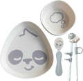 My Mealtime Set for Kids – rPET Plate, Bowl, Spoon & Learning Chopsticks (Eco-Friendly Dinnerware Set)