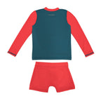 Toddler Long Sleeve Rash Guard Set – UPF 50+ Swim Top & Bottoms (18M - 4T)