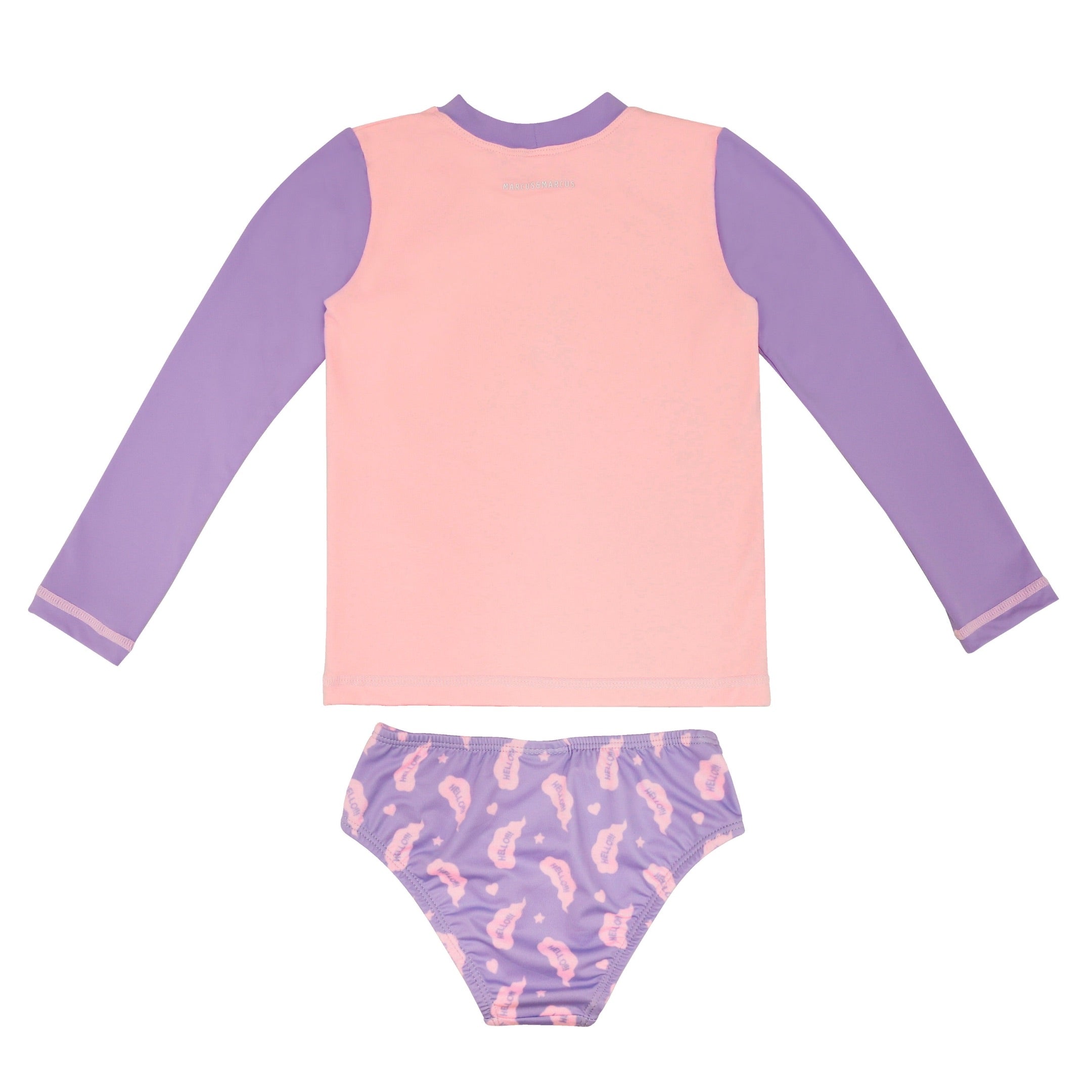 Toddler Long Sleeve Rash Guard Set – UPF 50+ Swim Top & Bottoms (18M - 4T)
