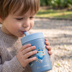 Marcus & Marcus Hydro‑Twin Straw Tumbler Set 350ml (11.8oz) – 316 Stainless Steel & PP Kids Cups (2‑Pack)