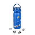 Marcus & Marcus CharmPoP Sip & Spout Insulated Water Bottle 550ml – 316 Stainless Steel with 4 Interchangeable Charms