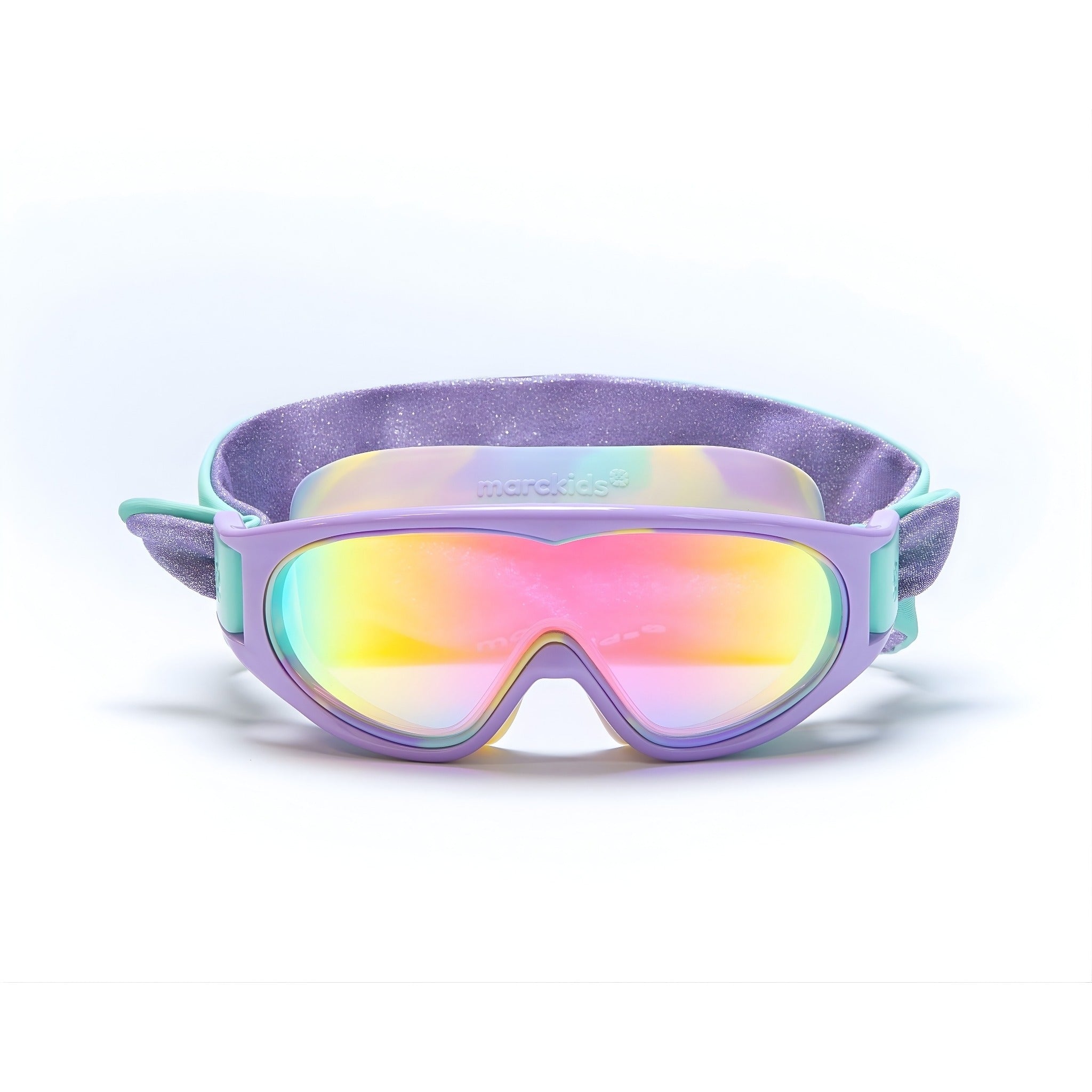 marckids fabric strap swim goggles fancy meowmaid