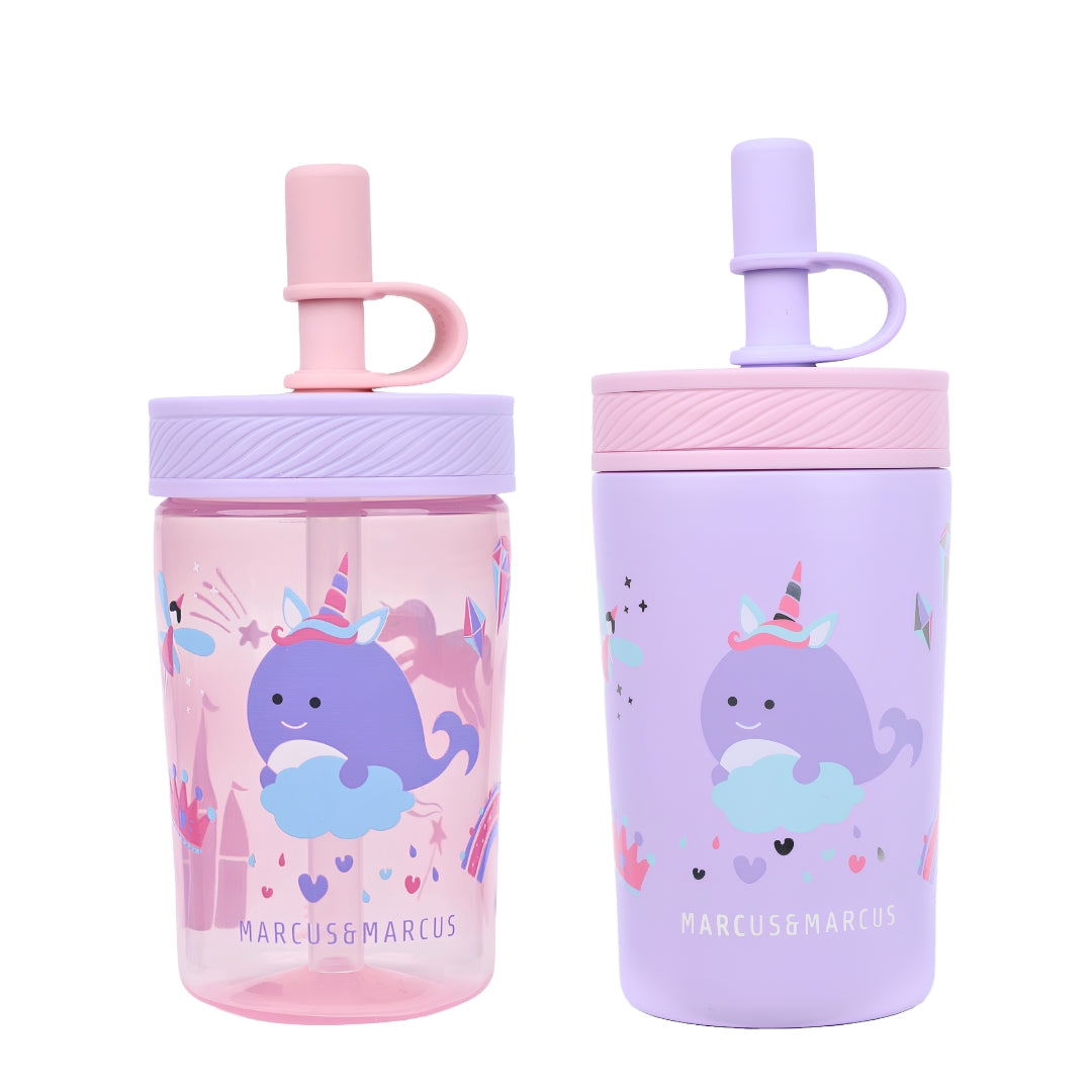 Marcus & Marcus stainless steel and PP tumbler pink
