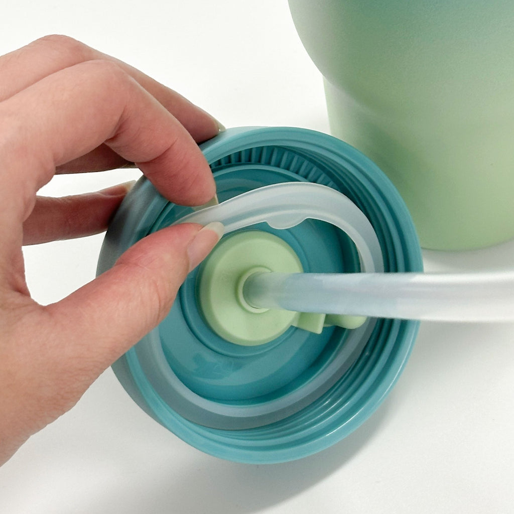 Kids Insulated Straw Tumbler – 350ml Stainless Steel Water Bottle